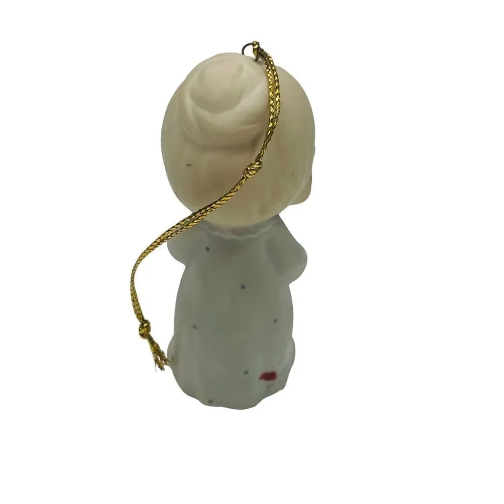 Set of 5 Vintage Christmas Ornaments - Precious Moments, Department 56